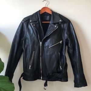 Laer Leather Motorcycle Jacket